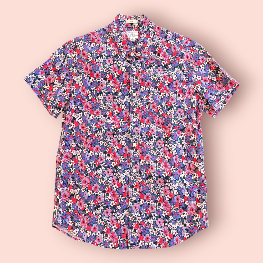 J. Crew Multicolor Floral Men's Shirt